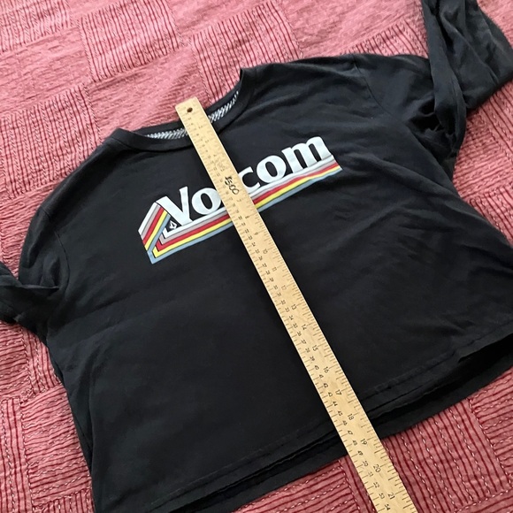 Volcom ladies size small long sleeve cotton blend tshirt - Picture 7 of 13